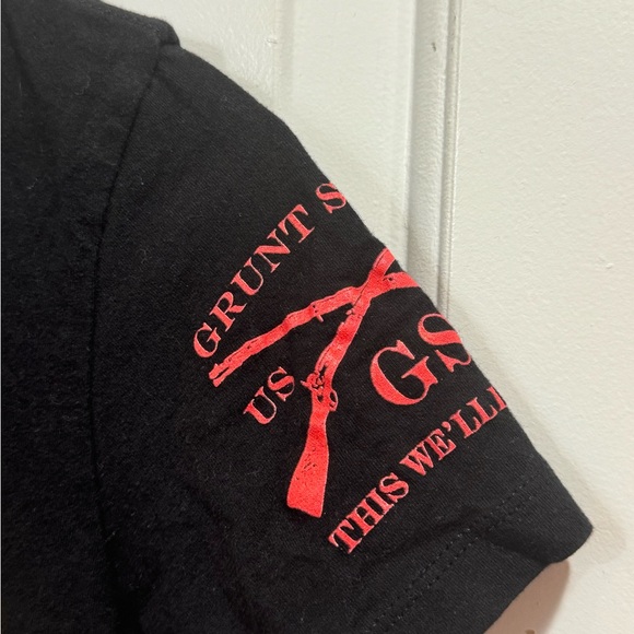 GRUNT STYLE ELF ON A SHELL WOMENS GRAPHIC TEE SMALL - Picture 5 of 7